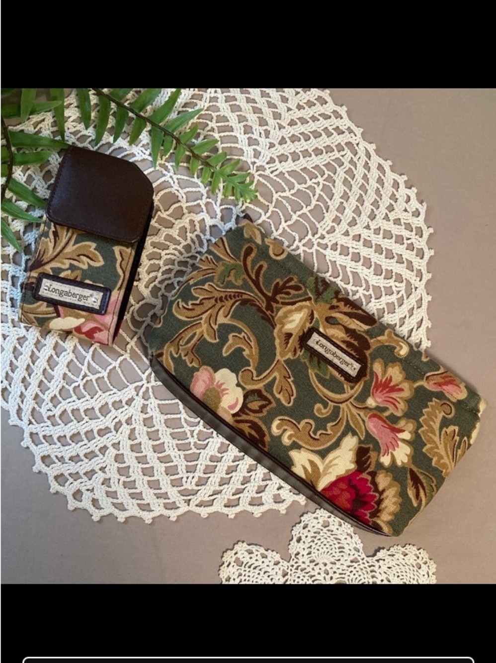Longaberger Homestead Set Floral Design